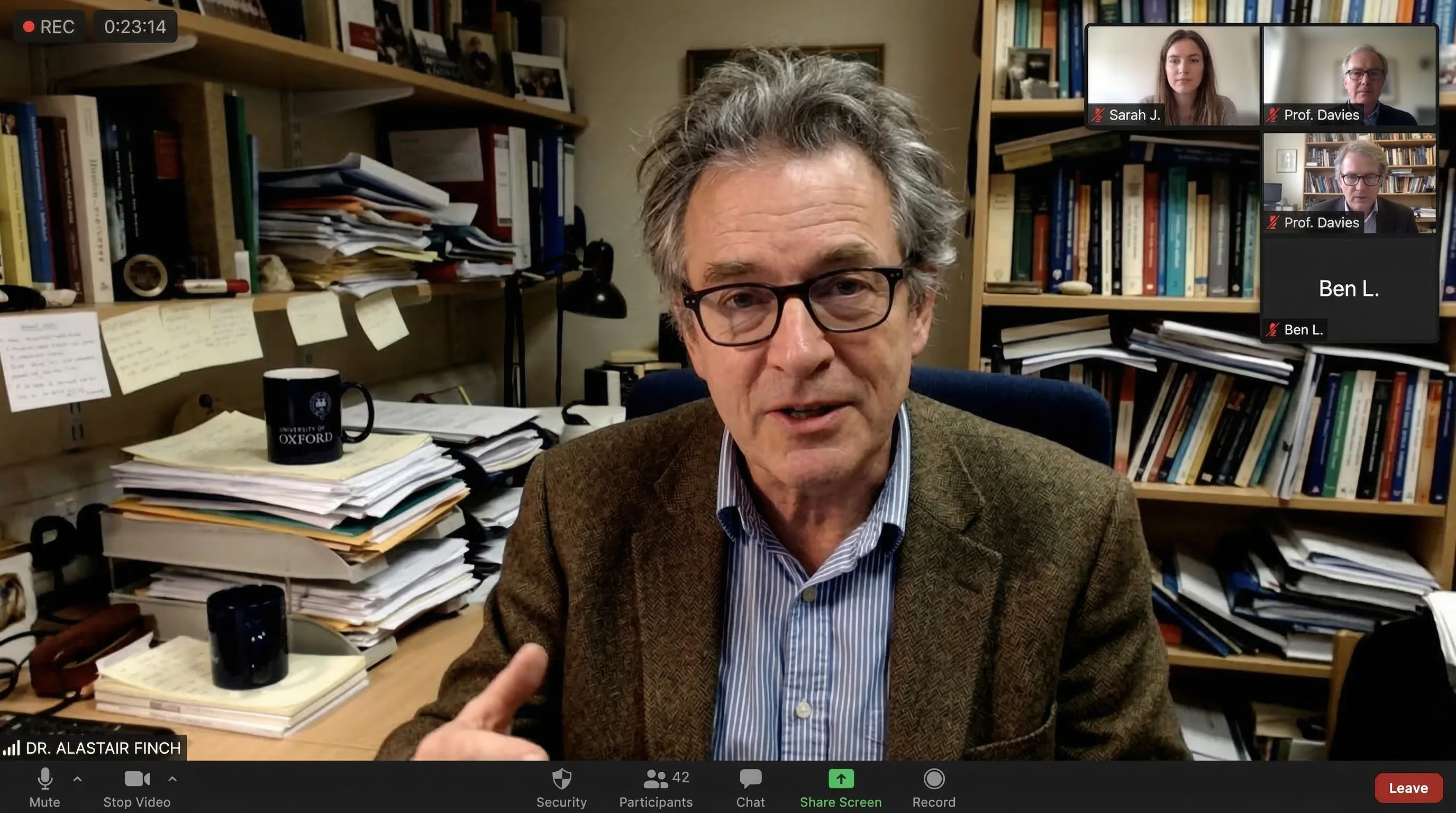 Prof. Adrian Holloway - before BackgroundPro